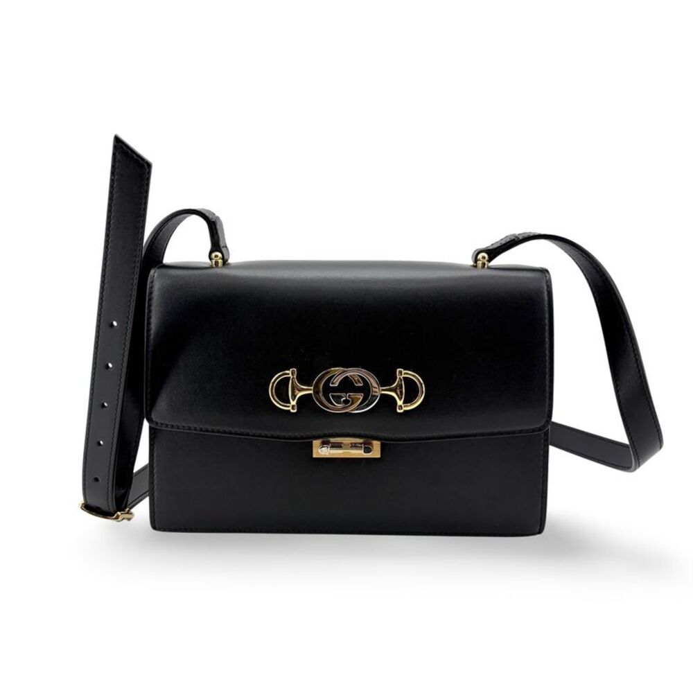 Gucci Zumi Medium Shoulder Bag Black